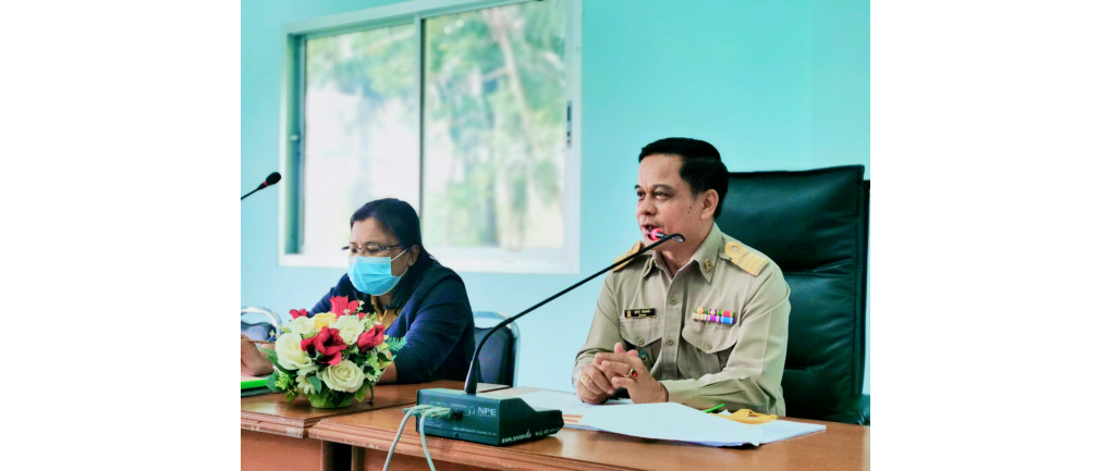 ประชุมติดตามและประเมินผลแผนพัฒนาท้องถิ่น (พ.ศ.2561-2565) ขององค์การบริหารส่วนตำบลบางมะเดื่อ ประจำปีงบประมาณ พ.ศ.2565